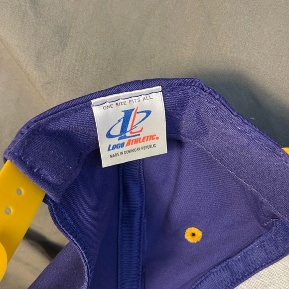 Vintage NWOT Logo Athletic 90's Los Angeles LA Lakers NBA Snapback Cap - Picture 6 of 7